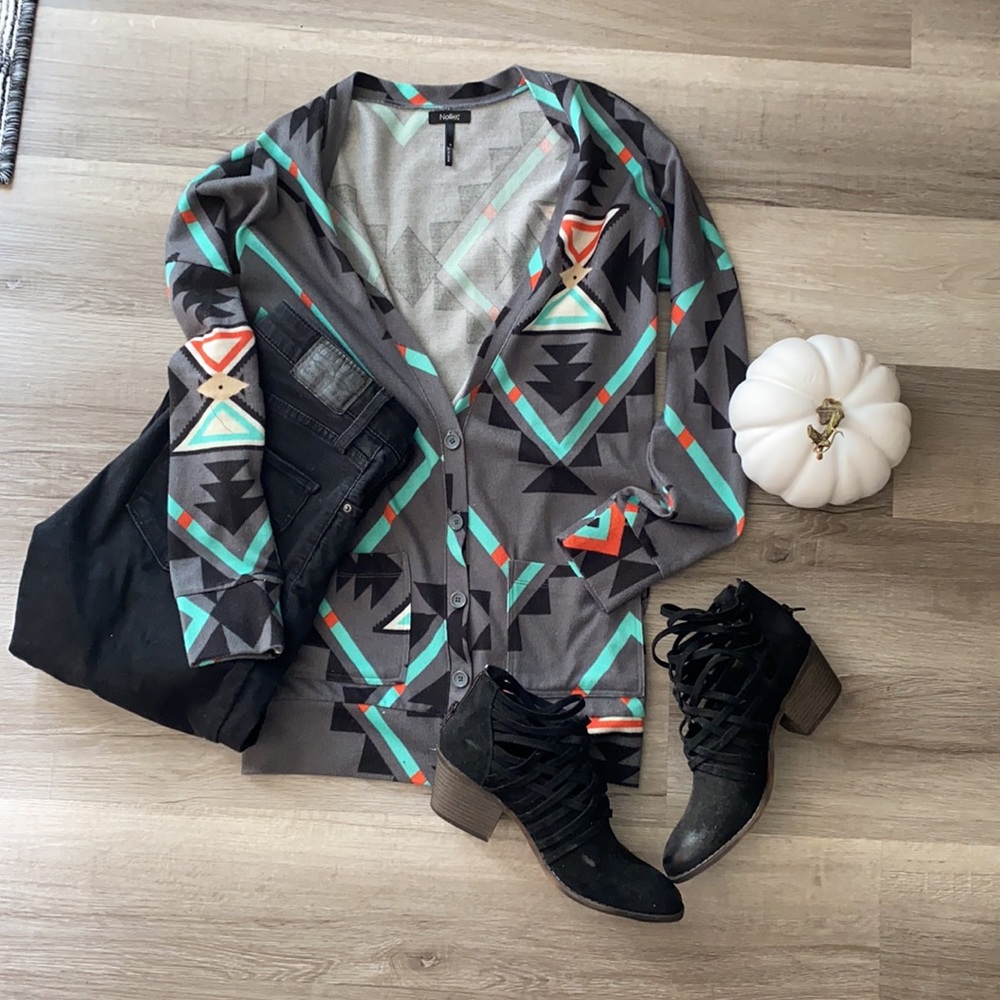 Women’s Nollie Grey Cardigan